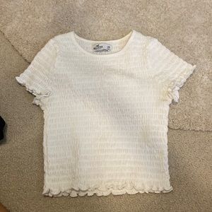 hollister ribbed crop top